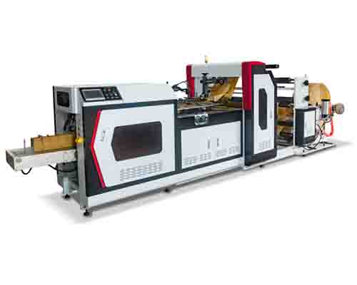 Máquina automática de alta velocidad para la fabricación de bolsas de papel con fondo en V